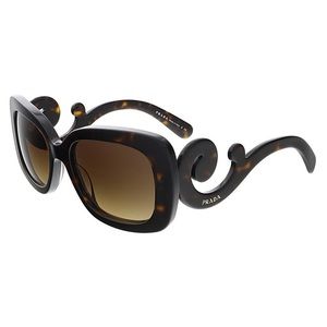 Prada PR27OS 2AU6S1 Havana Square Sunglasses